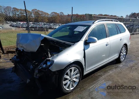 2014 Volkswagen Jetta Sportwagen 2.0L Tdi z USA, uszkodzony, nr VIN 3VWPL7AJ6EM604126